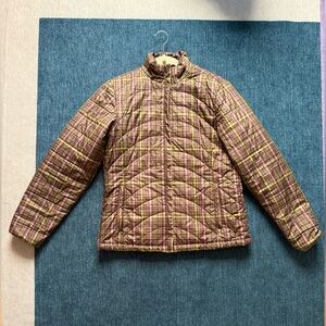 Lands' End Multicolor Plaid Jacket